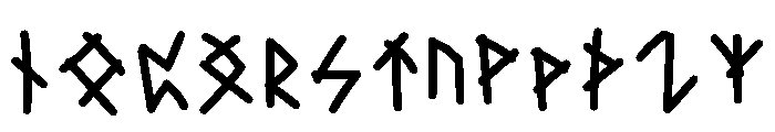 Rune23571 Regular Font UPPERCASE