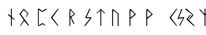 Rune Font UPPERCASE