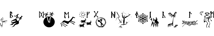 RuneStones Font LOWERCASE