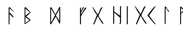 Rune Font LOWERCASE