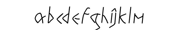 RunesWritten Font LOWERCASE