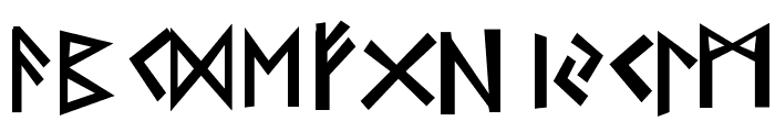 Runes Font LOWERCASE