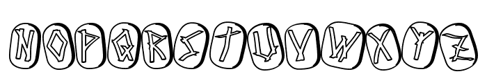 Runez of Omega Two Font UPPERCASE