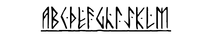 Runic Alt Font LOWERCASE