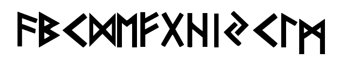 Runic Regular Font LOWERCASE
