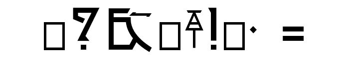 Runic Sans_Plain Font OTHER CHARS