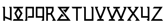 Runic Sans_Plain Font UPPERCASE