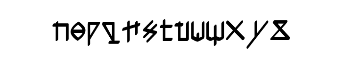 Runica Regular Font LOWERCASE