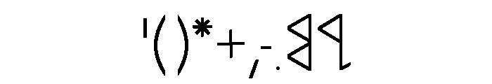 Runicesque Font OTHER CHARS
