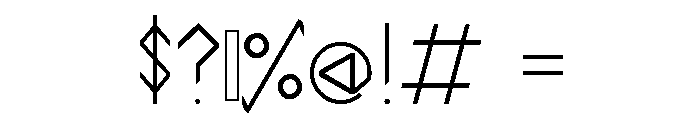 Runicesque Font OTHER CHARS