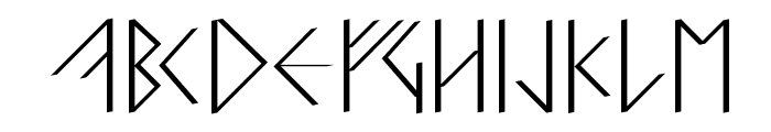 RunishQuillMK Font LOWERCASE