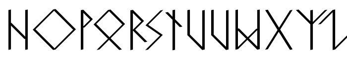 RunishQuillMK Font LOWERCASE