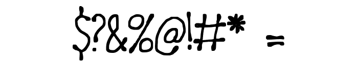 Runoff Font OTHER CHARS