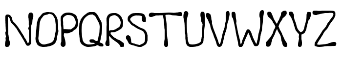 Runoff Font UPPERCASE