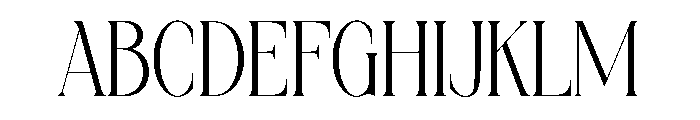 Runway Font UPPERCASE