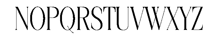 Runway Font UPPERCASE
