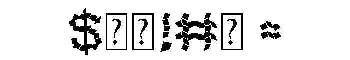 Rupuzzle Trial Font OTHER CHARS