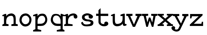 Rursus Compact Mono Font LOWERCASE