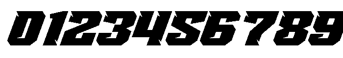 Rush Driver Italic Font OTHER CHARS