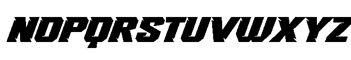 Rush Driver Italic Font LOWERCASE