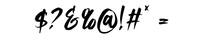 Rushfeel Font OTHER CHARS