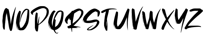 Rushfeel Font UPPERCASE