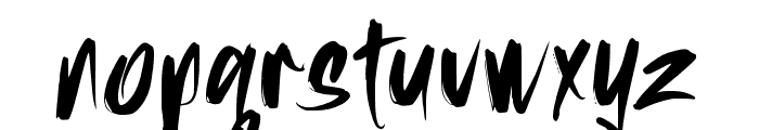 Rushfeel Font LOWERCASE