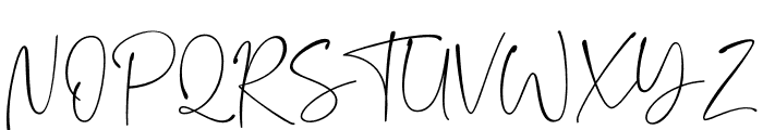Rushtick Font UPPERCASE