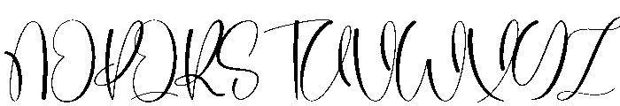 Rushton1 Font UPPERCASE