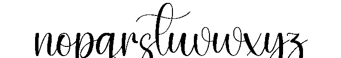 Rushton1 Font LOWERCASE