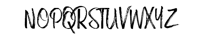 Russell-Regular Font UPPERCASE