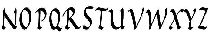 Rustic Capitals Font LOWERCASE