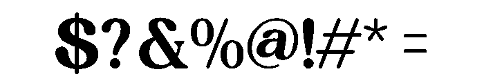 Rustic Delight Font OTHER CHARS