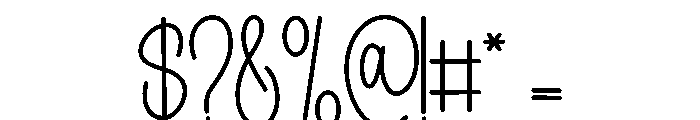 Rustic Signature Font OTHER CHARS