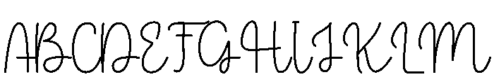 Rustic Signature Font UPPERCASE