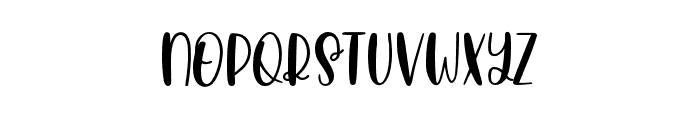 RusticPeach Font LOWERCASE