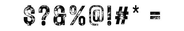 RusticPrinted-Demo Font OTHER CHARS