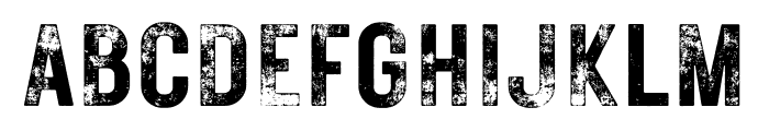 RusticPrinted-Demo Font UPPERCASE