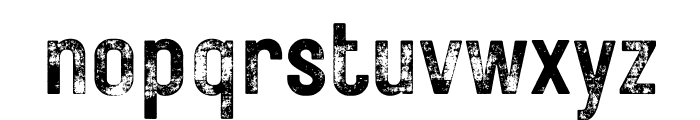 RusticPrinted-Demo Font LOWERCASE