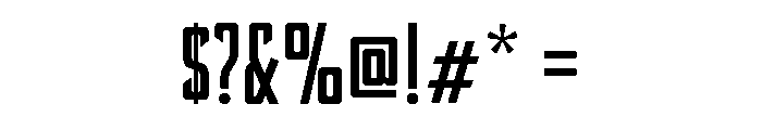 RusticRevivaldemo Font OTHER CHARS