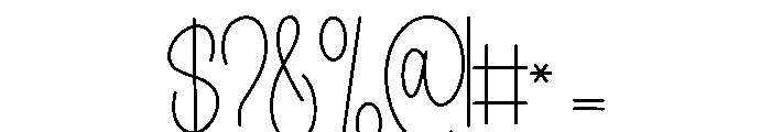 Rusticate Font OTHER CHARS