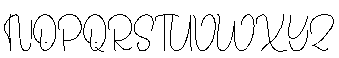 Rusticate Font UPPERCASE