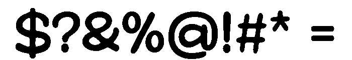 Rusty Hooks Regular Font OTHER CHARS