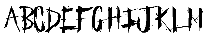 RustyDagger Font UPPERCASE