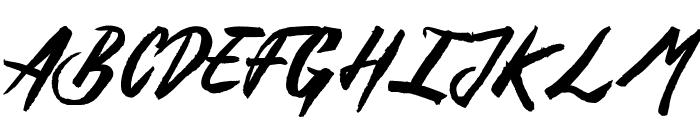 Rusty&Gosh_PersonalUseOnly Font UPPERCASE