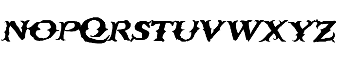 RustyNail Font LOWERCASE
