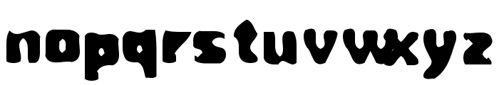 Rusty Font LOWERCASE