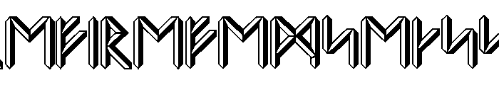 rune script Regular Font OTHER CHARS