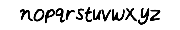rushed Font LOWERCASE