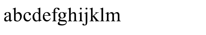 Rubin Regular Font LOWERCASE